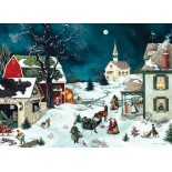 Puzzle 500 piese XXL Cobble Hill - Moonlit Winter (Cobble-Hill-85001)