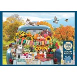 Puzzle 500 piese XXL Cobble Hill - Country Truck in Autumn (Cobble-Hill-85099)