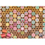 Puzzle 500 piese XXL Cobble Hill - Sew Happy! (Cobble-Hill-85100)