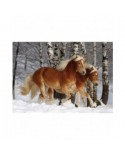 Puzzle 239 piese dificile D-Toys - Horses Magic: Halflinger III (Dtoys-70487)