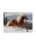 Puzzle 239 piese dificile D-Toys - Horses Magic: Haflinger II (DToys-70494)