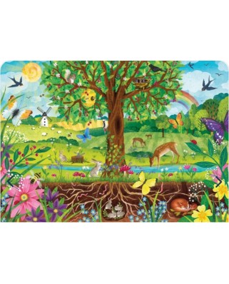 Puzzle 100 piese XXL Gibsons - Wonderful Wildlife (Gibsons-G1045)