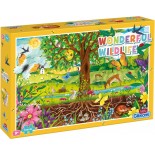 Puzzle 100 piese XXL Gibsons - Wonderful Wildlife (Gibsons-G1045)
