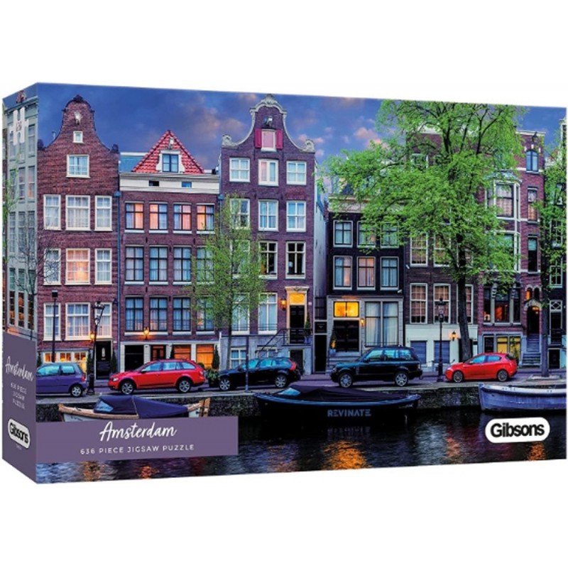 Puzzle 636 piese panoramic Gibsons -...