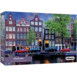 Puzzle 636 piese panoramic Gibsons - Amsterdam (Gibsons-G4603)