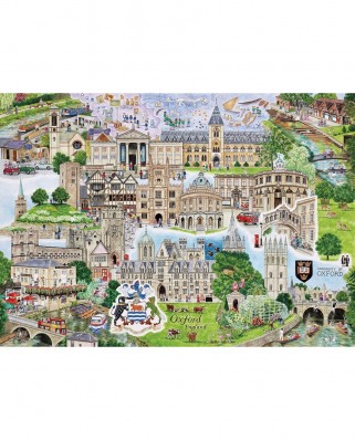 Puzzle 1000 piese Gibsons - Oxford (Gibsons-G6292)