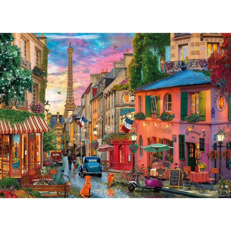 Puzzle 1000 piese Gibsons - Sunset Over Paris (Gibsons-G6329)