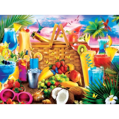 Puzzle 550 piese Master Pieces - Picnic on the Beach...