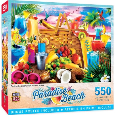 Puzzle 550 piese Master Pieces - Picnic on the Beach... 2