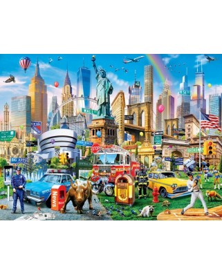 Puzzle 300 piese XXL Master Pieces - The Big Apple (Master-Pieces-32279)