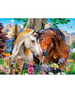 Puzzle 300 piese XXL Master Pieces - Mountain Meadow Farm (Master-Pieces-32284)