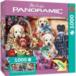 Puzzle 1000 piese panoramic Master Pieces - Flower Box Playground (Master-Pieces-72153)