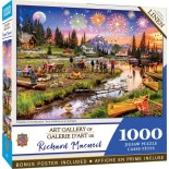 Puzzle 1000 piese Master Pieces - Fireworks on the Mountain (Master-Pieces-72270)