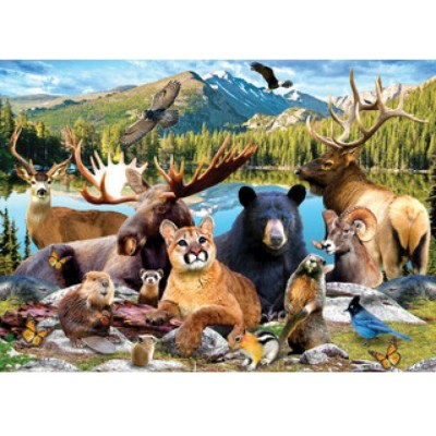 Puzzle 500 piese Master Pieces - Rocky Mountain...