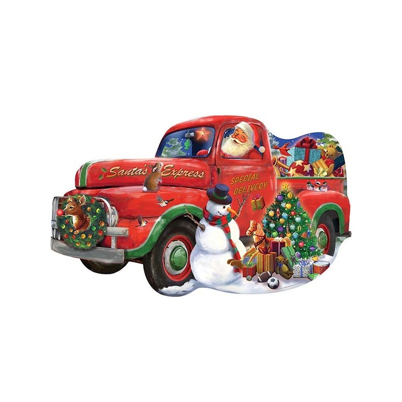 Puzzle 1000 piese contur SunsOut - Santa Express Delivery (Sunsout-96086)