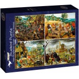 Puzzle 1000 piese Bluebird Puzzle - Pieter Bruegel:The Four Seasons (Art-By-Bluebird-F-60220)