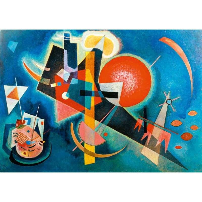 Puzzle 1000 piese Bluebird Puzzle - Vassily Kandinsky: In Blue, 1925 (Art-by-Bluebird-F-60221)