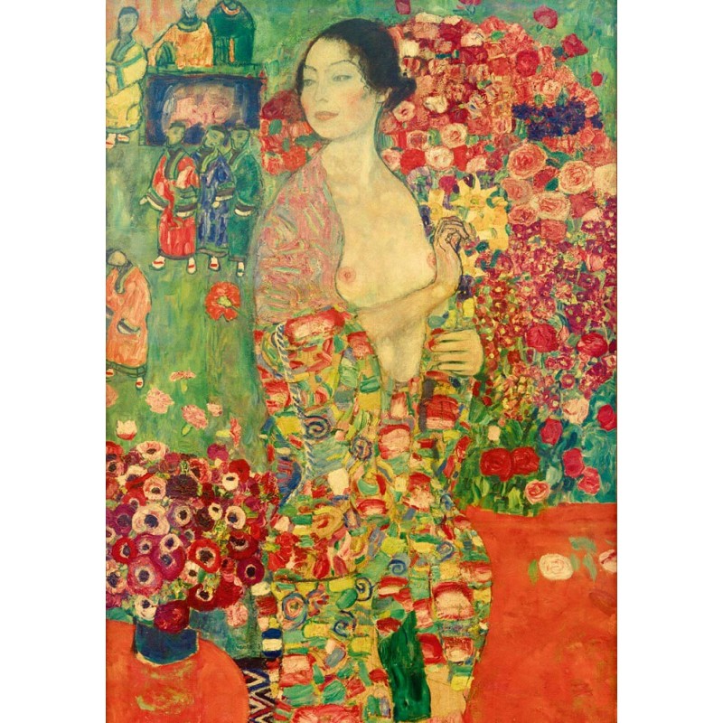 Puzzle 1000 piese Bluebird Puzzle - Gustav Klimt: The Dancer, 1918 (Art-by-Bluebird-F-60234)