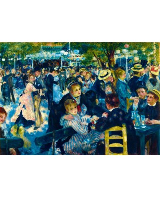 Puzzle 1000 piese Bluebird Puzzle - Auguste Renoir: Dance at Le Moulin de la Galette, 1876 (Art-by-Bluebird-F-60244)