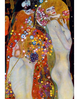 Puzzle 1000 piese Bluebird Puzzle - Gustav Klimt: Water Serpents II, 1907 (Art-by-Bluebird-F-60247)