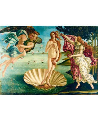 Puzzle 1000 piese Bluebird Puzzle - Sandro Botticelli: The birth of Venus, 1485 (Art-by-Bluebird-F-60249)