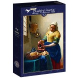 Puzzle 1000 piese Bluebird Puzzle - Johannes Vermeer:The Milkmaid, 1658 (Art-By-Bluebird-F-60260)