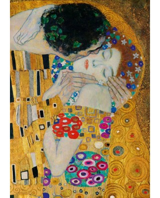 Puzzle 1000 piese Bluebird Puzzle - Gustav Klimt: The Kiss (detail), 1908 (Art-by-Bluebird-F-60271)