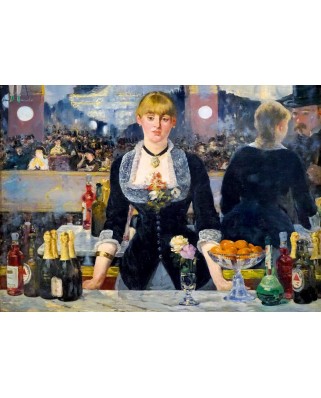 Puzzle 1000 piese Bluebird Puzzle - Edouard Manet: A Bar at the Folies-Bergere, 1882 (Art-by-Bluebird-F-60272)