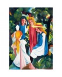 Puzzle 1000 piese Bluebird Puzzle - August Macke: Four Girls, 1913 (Art-by-Bluebird-F-60273)