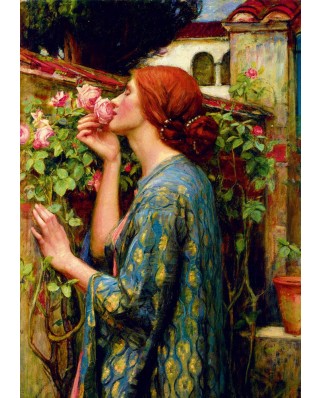 Puzzle 1000 piese Bluebird Puzzle - John William Waterhouse: The Soul of the Rose, 1903 (Art-by-Bluebird-F-60282)