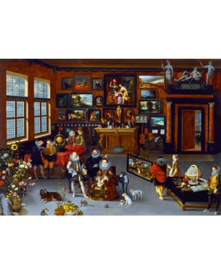 Puzzle 1000 piese Bluebird Puzzle - Hieronymus Francken: The Archdukes Albert and Isabella Visiting (60292)