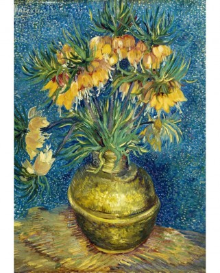 Puzzle 1000 piese Bluebird Puzzle - Vincent Van Gogh: Imperial Fritillaries in a Copper Vase, 1887 (Art-by-Bluebird-F-60304)