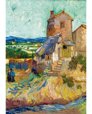 Puzzle 1000 piese Bluebird Puzzle - Vincent Van Gogh: La Maison de La Crau (The Old Mill), 1888 (Art-by-Bluebird-F-60313)