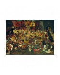 Puzzle 1000 piese Bluebird Puzzle - Pieter Bruegel: The Fight Between Carnival and Lent, 1559 (Art-by-Bluebird-F-60314)