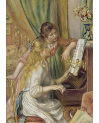 Puzzle 1000 piese Bluebird Puzzle - Auguste Renoir: Young Girls at the Piano, 1892 (Art-by-Bluebird-F-60315)