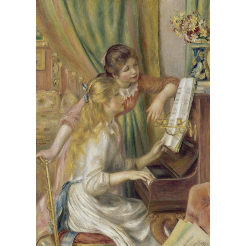 Puzzle 1000 piese Bluebird Puzzle - Auguste Renoir: Young Girls at the Piano, 1892 (Art-by-Bluebird-F-60315)