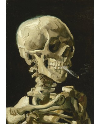 Puzzle 1000 piese Bluebird Puzzle - Vincent Van Gogh: Head of a Skeleton with a Burning Cigarette (60323)