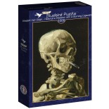 Puzzle 1000 piese Bluebird Puzzle - Vincent Van Gogh:Head of a Skeleton with a Burning Cigarette (60323)