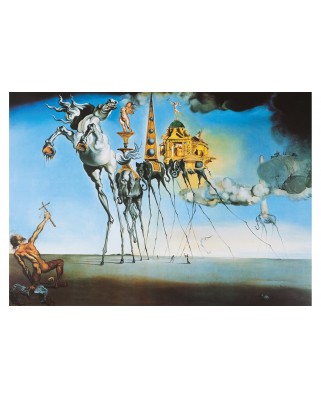 Puzzle 1000 piese Bluebird Puzzle - Salvador Dali: The Temptation of St. Anthony, 1946 (Art-by-Bluebird-F-60329)