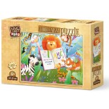 Puzzle 100 piese din lemn Art Puzzle - Forrest School (Art-Puzzle-5903)