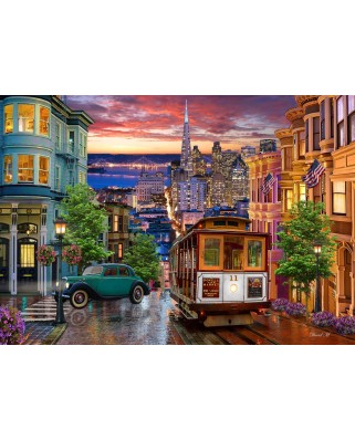 Puzzle 2000 piese Bluebird Puzzle - San Francisco Trolley (Bluebird-Puzzle-F-90004)