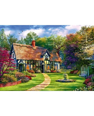 Puzzle 2000 piese Bluebird Puzzle - Dominic Davison: The Hideaway Cottage (Bluebird-Puzzle-F-90006)