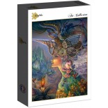 Puzzle 2000 piese Grafika - Josephine Wall:My Lady Unicorn (Grafika-F-30078)