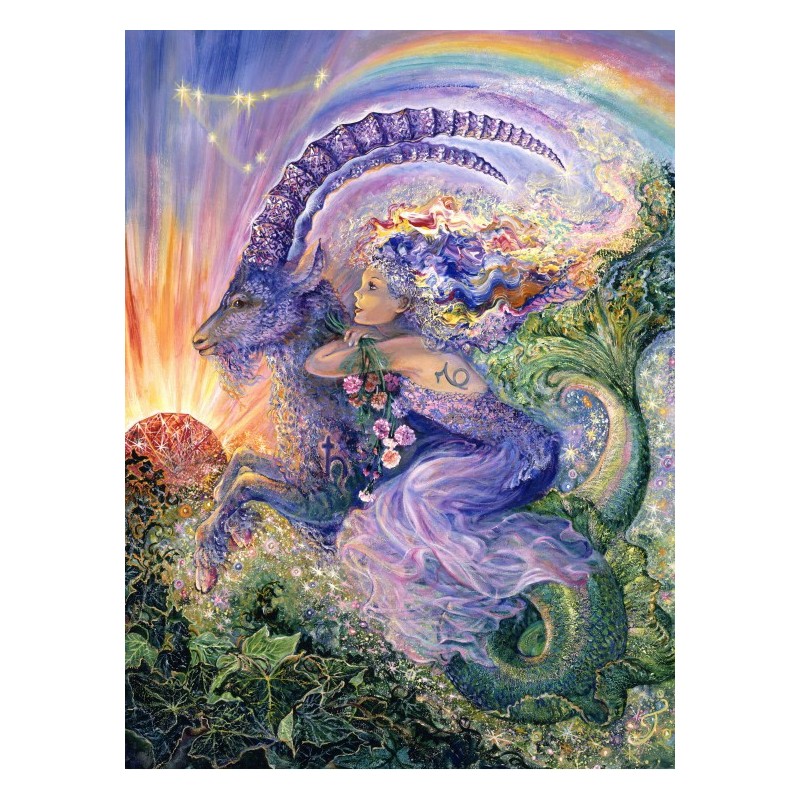 Puzzle 2000 piese Grafika - Josephine Wall: Zodiac Sign - Capricorn (Grafika-F-30200)