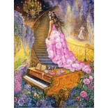 Puzzle 2000 piese Grafika - Josephine Wall:Melody in Pink (Grafika-F-30239)