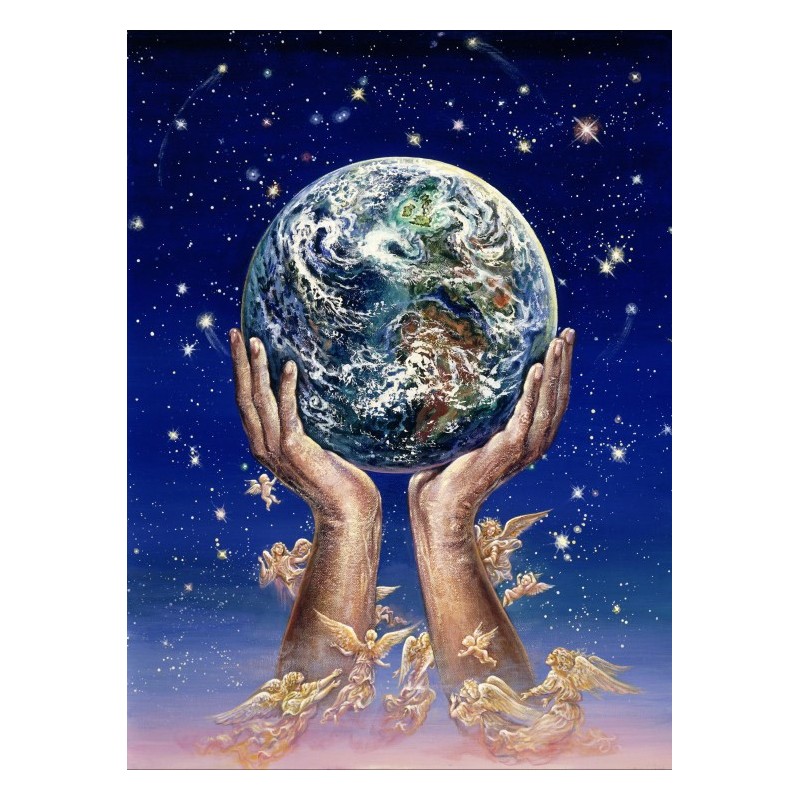 Puzzle 2000 piese Grafika - Josephine Wall: Hands of Love (Grafika-F-30654)