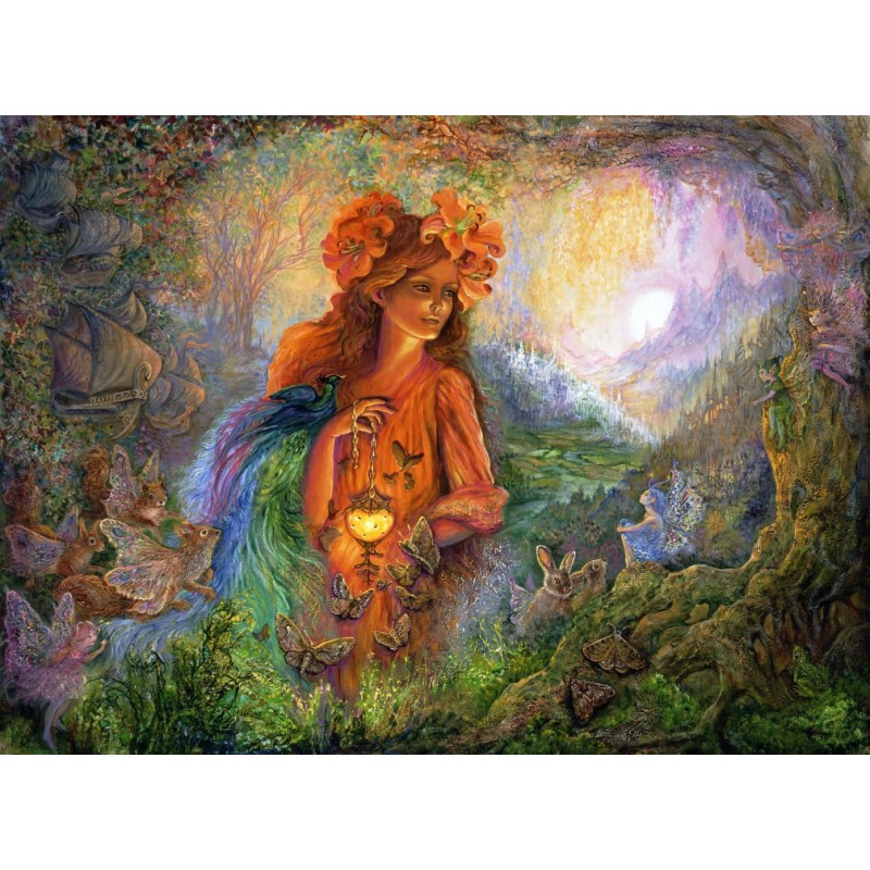 Puzzle 2000 piese Grafika - Josephine Wall: Lighting the Way (Grafika-F-30670)