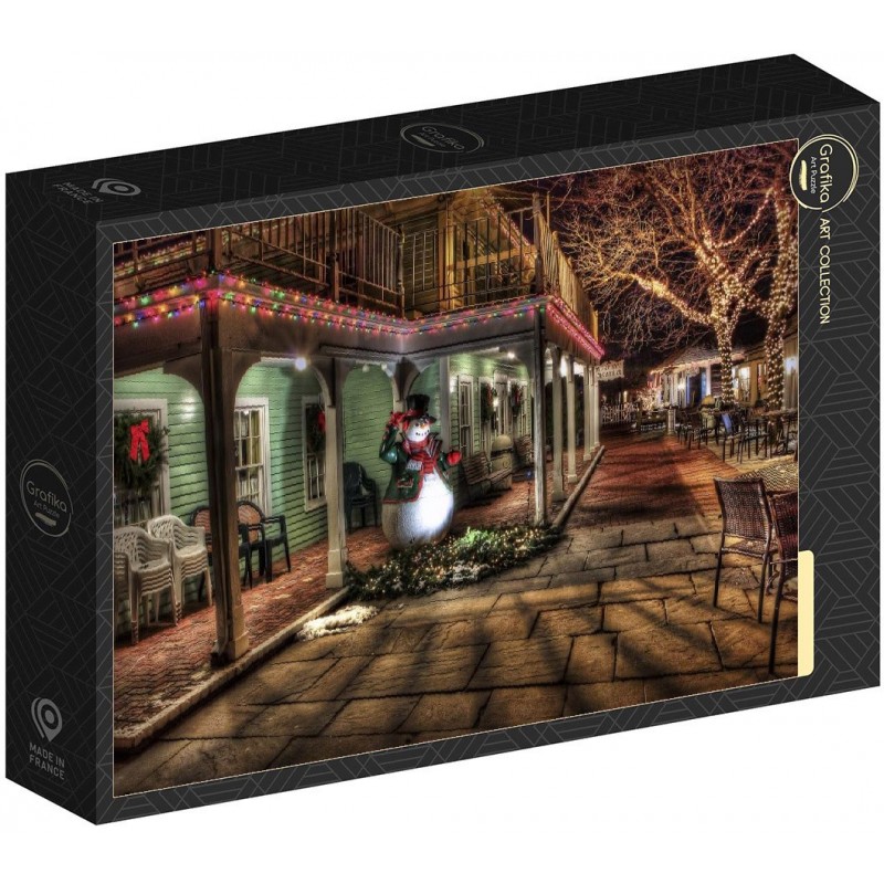 Puzzle 500 piese Grafika - Snowman...