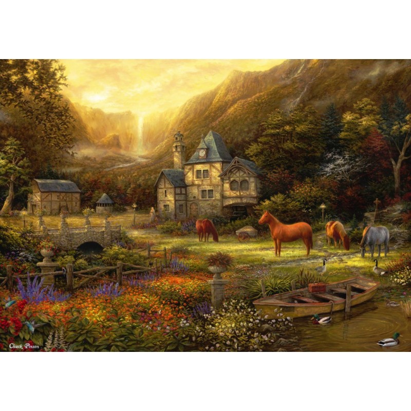 Puzzle 500 piese Grafika - Chuck Pinson: The Golden Valley (Grafika-F-32218)