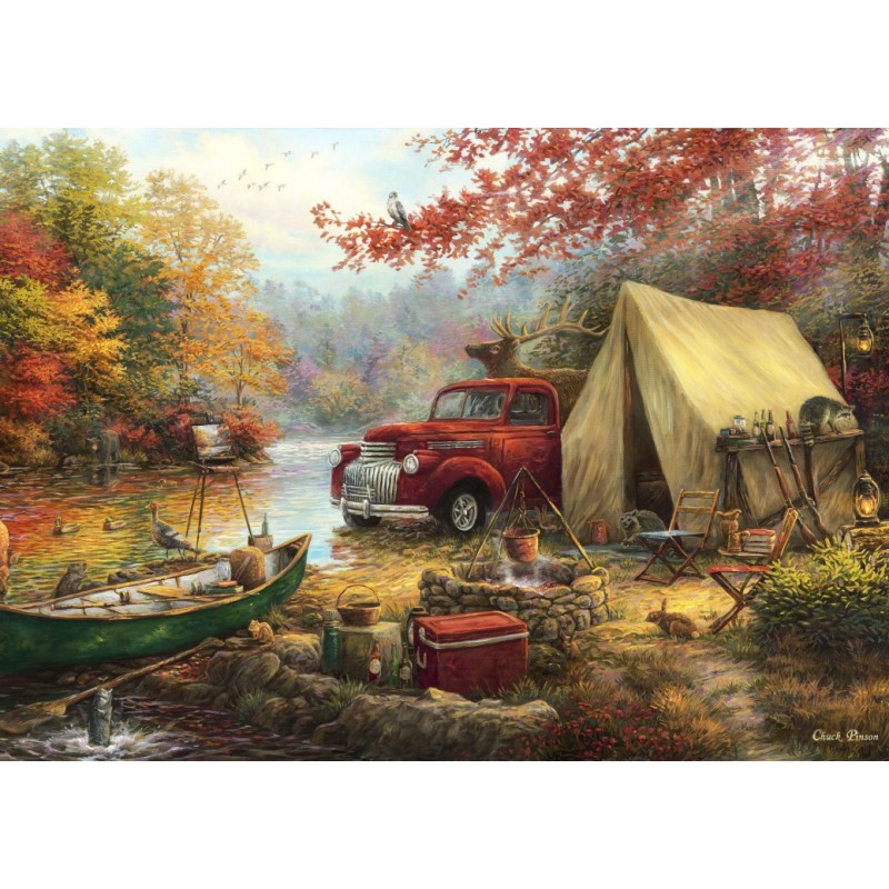 Puzzle 500 piese Grafika - Chuck Pinson: Share the Outdoors (Grafika-F-32227)